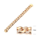 Chunky CZ Cuban Bracelet Ice Out Link Chain